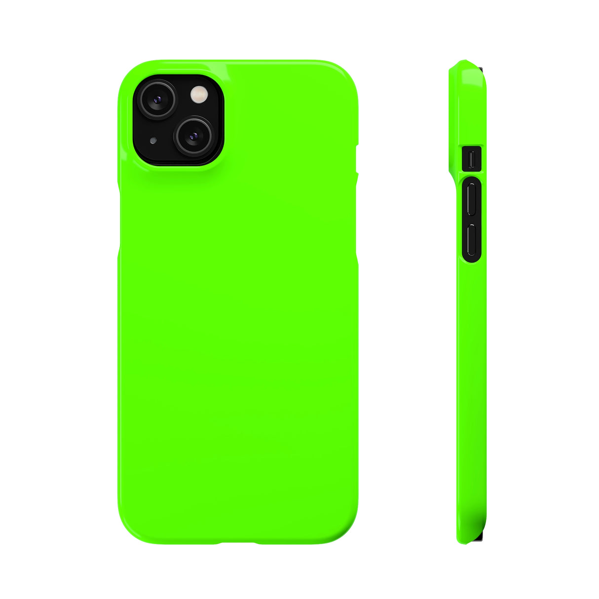 Bright Green iPhone Case (Slim) iPhone 14 Plus Glossy Phone Case