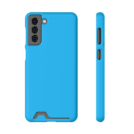 Deep Sky Blue Samsung Case (Card) Samsung Galaxy S21 Plus Matte Without gift packaging Phone Case