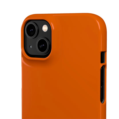 Burnt Orange iPhone Case (Slim) Phone Case