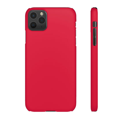 Crimson Red iPhone Case (Slim) iPhone 11 Pro Max Matte Phone Case