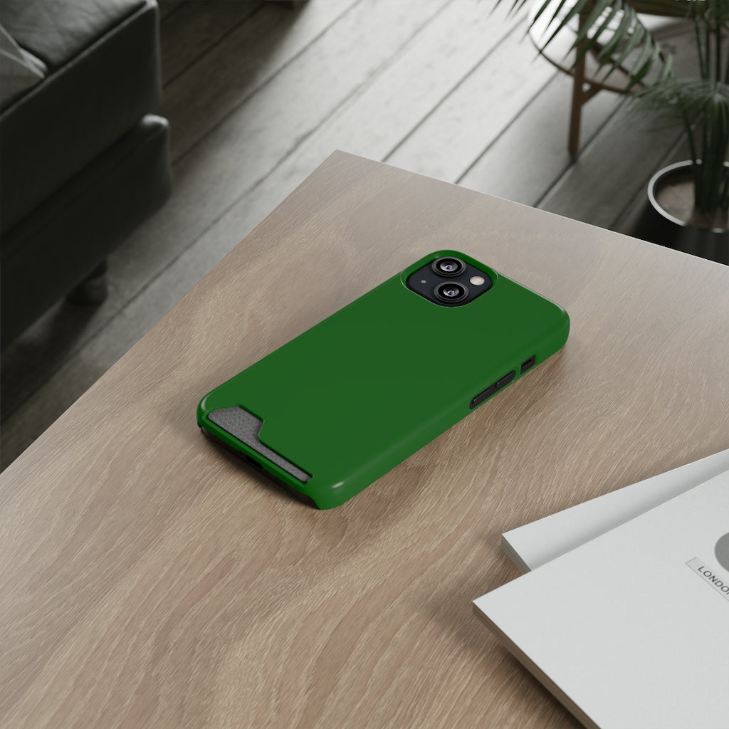 Dark Green iPhone Case (Card) Phone Case