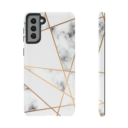 Marble Geometric Android Case (Protective) Samsung Galaxy S21 Plus Matte Phone Case