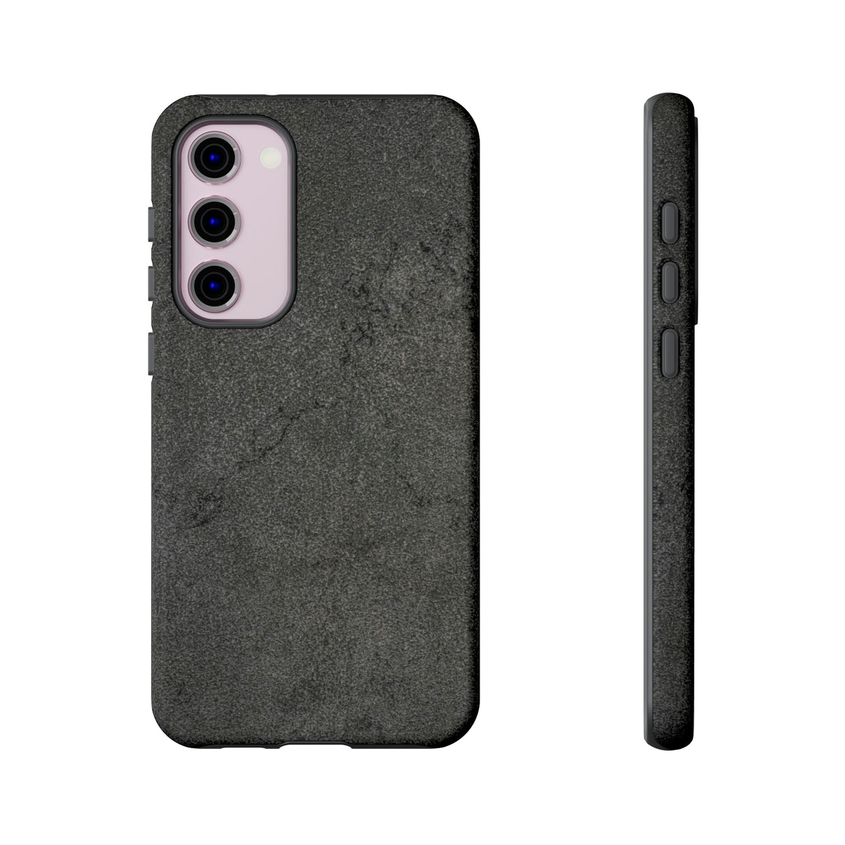 Steel Grey Granite Android Case (Protective) Samsung Galaxy S23 Plus Glossy Phone Case