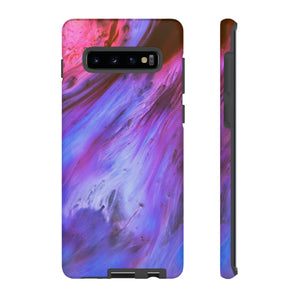 Purple Cosmos Ink Art Android Case (Protective) Samsung Galaxy S10 Plus Matte Phone Case