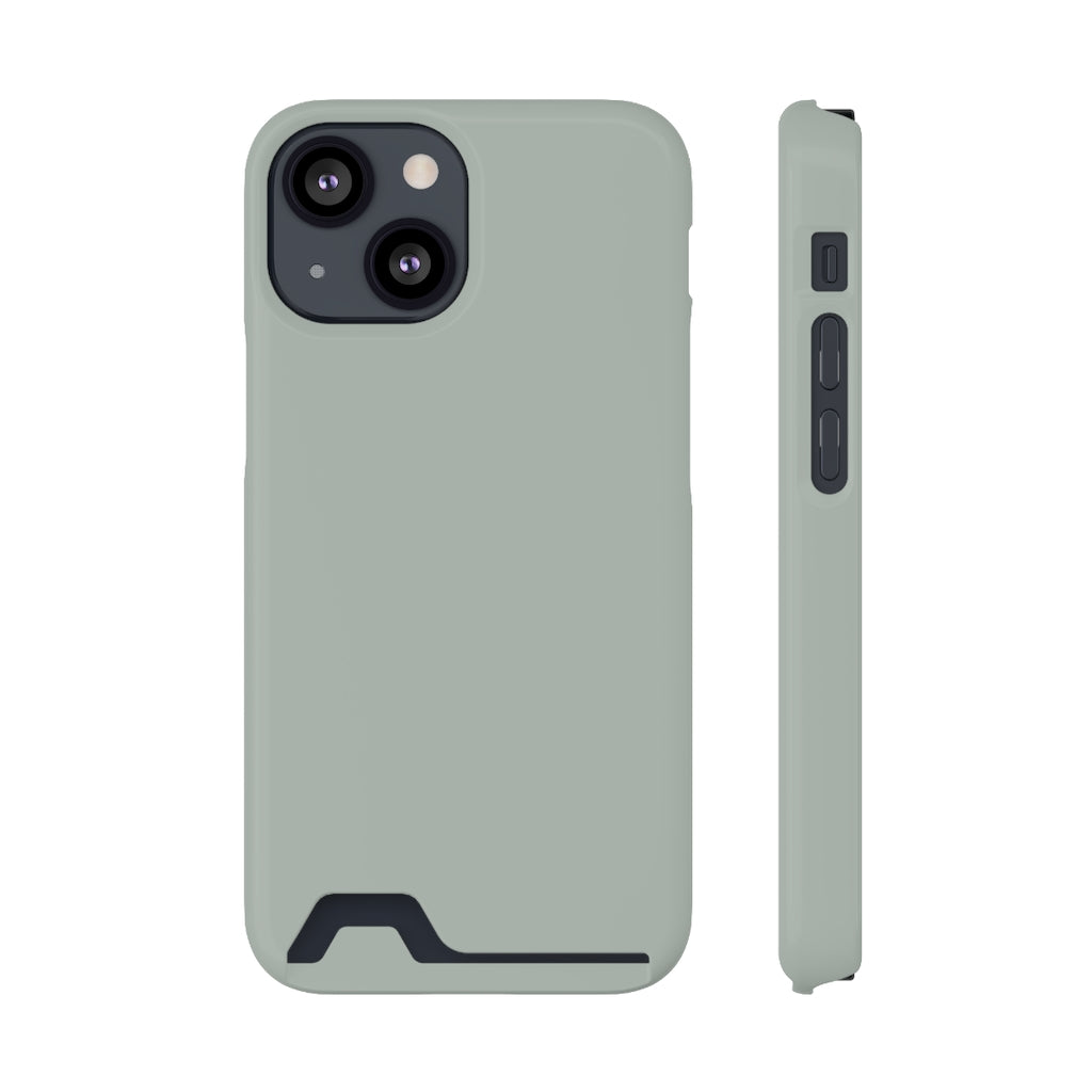 Ash Grey iPhone Case (Card) iPhone 13 Mini Glossy Without gift packaging Phone Case