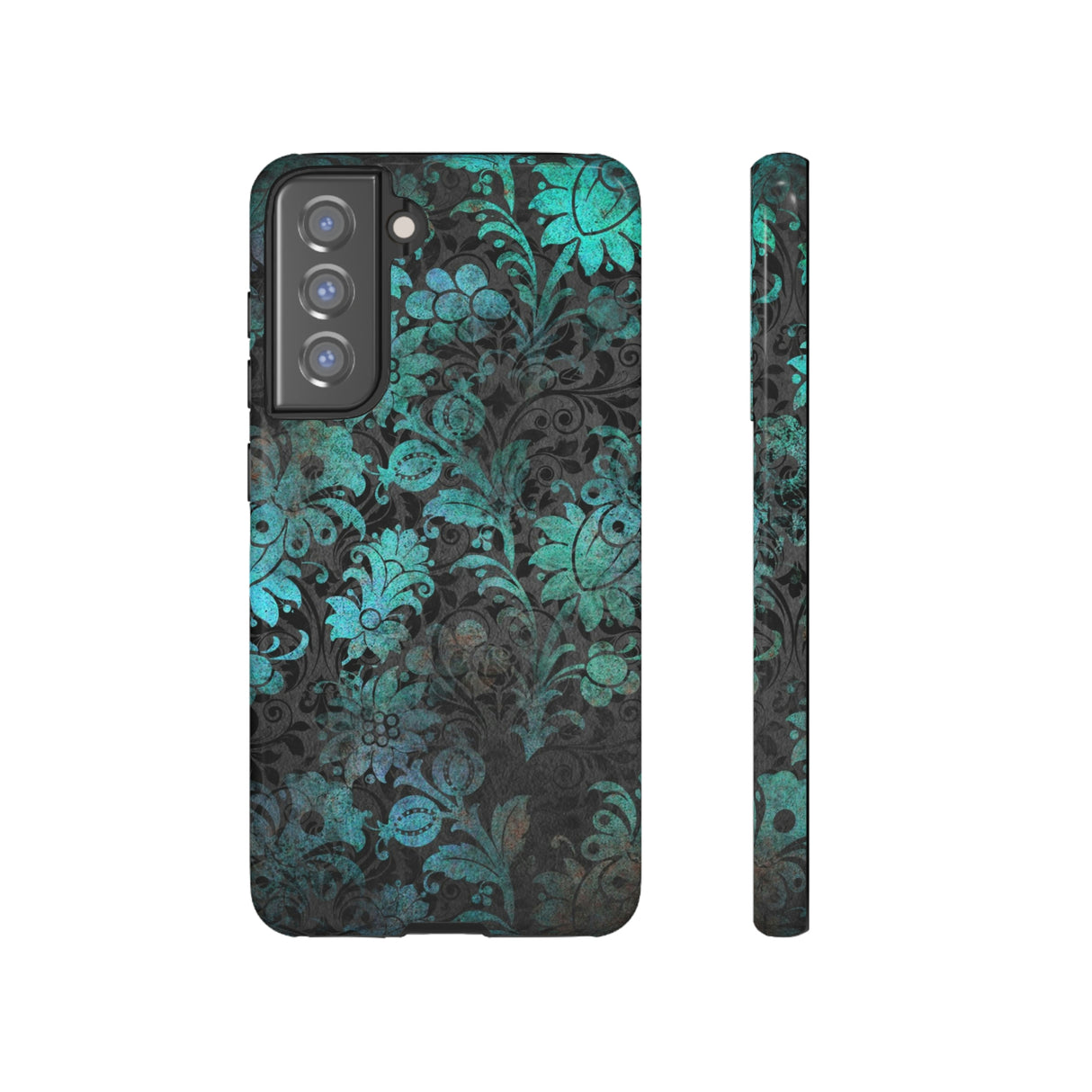 Shse Gothic Flower Samsung Case (Protective) Samsung Galaxy S21 FE Glossy Phone Case