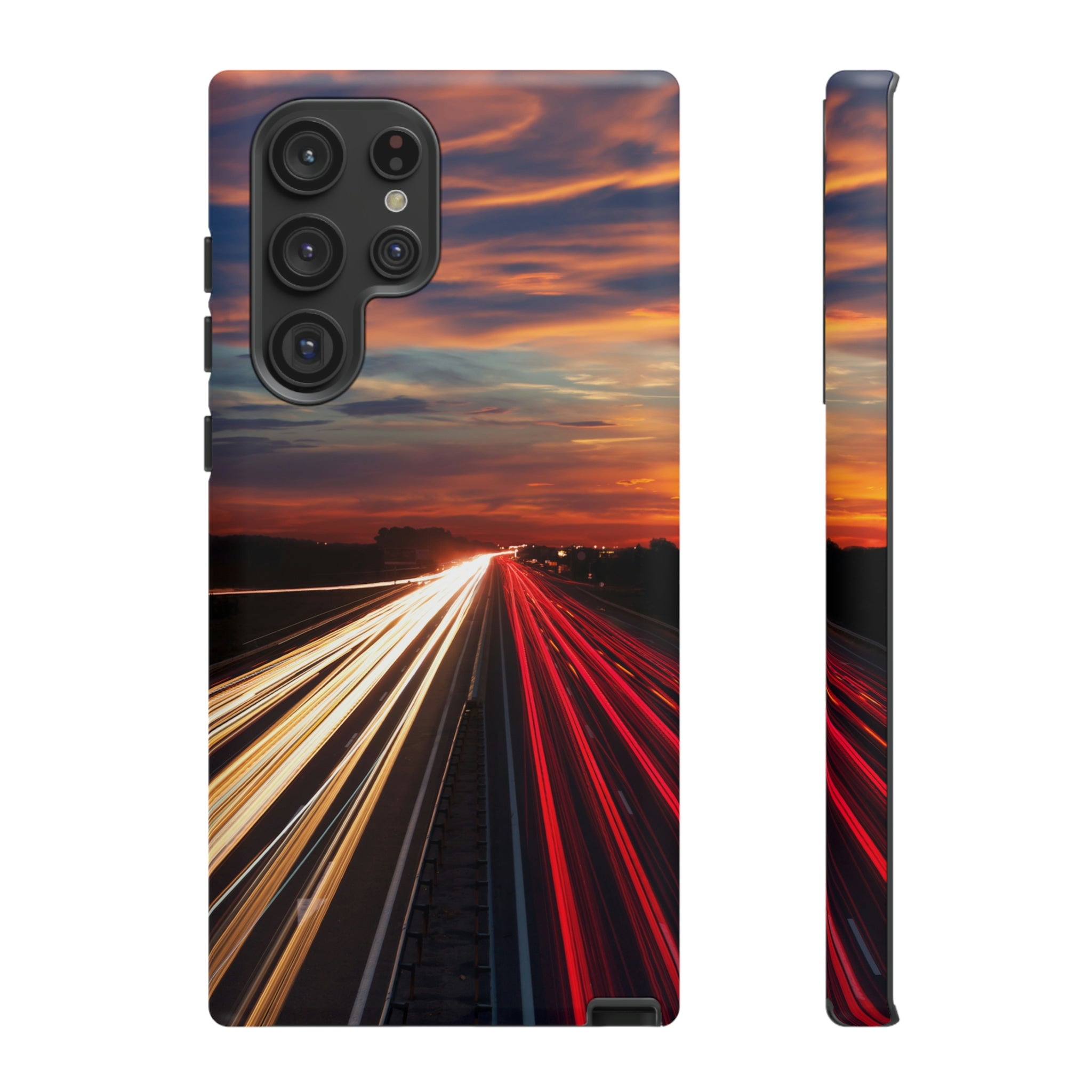 City Lights Android Case (Protective) Samsung Galaxy S22 Ultra Matte Phone Case