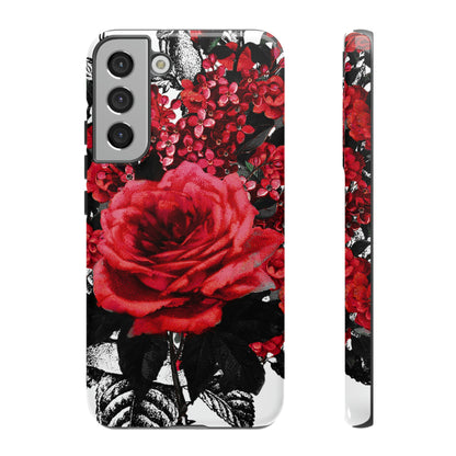 Rola Gothic Flower Samsung Case (Protective) Samsung Galaxy S22 Plus Glossy Phone Case