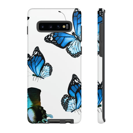 Blue Butterflies Android Case (Protective) Samsung Galaxy S10 Plus Glossy Phone Case