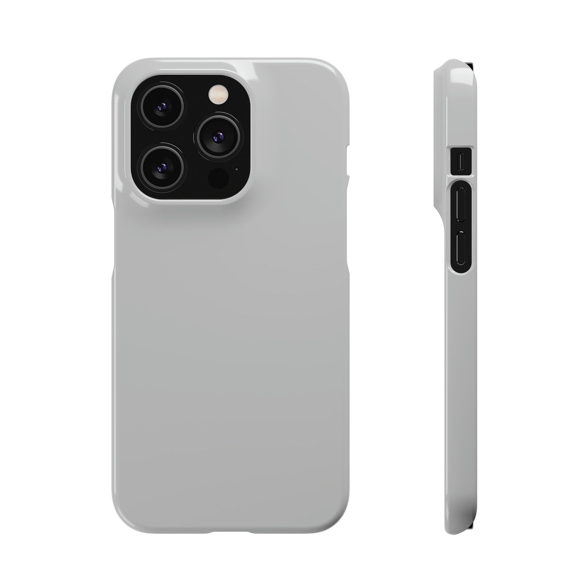 Gray iPhone Case (Slim) iPhone 14 Pro Glossy Phone Case