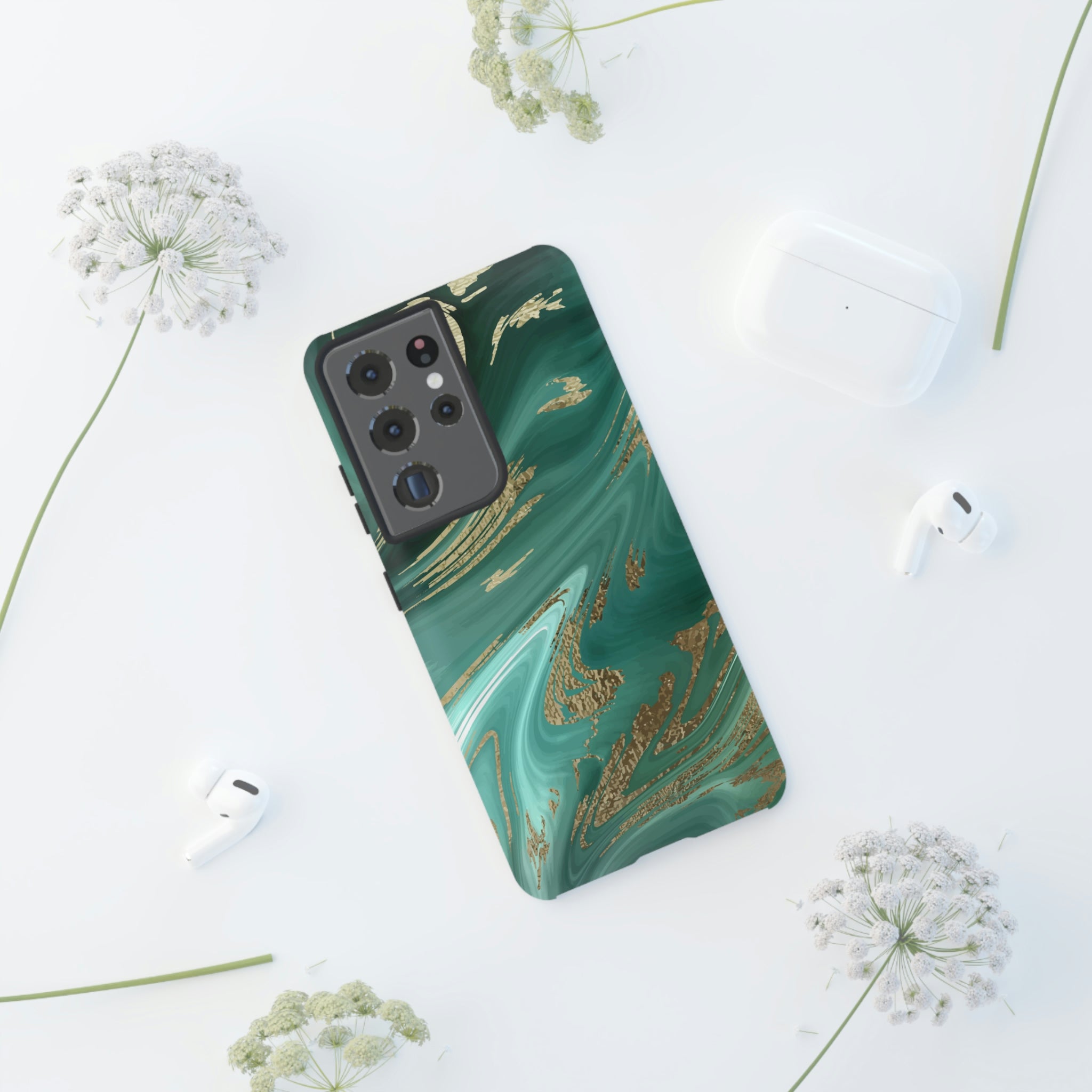 Green Marble Android Case (Protective) Phone Case