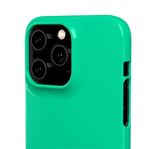 Caribbean Green iPhone Case (Slim) Phone Case