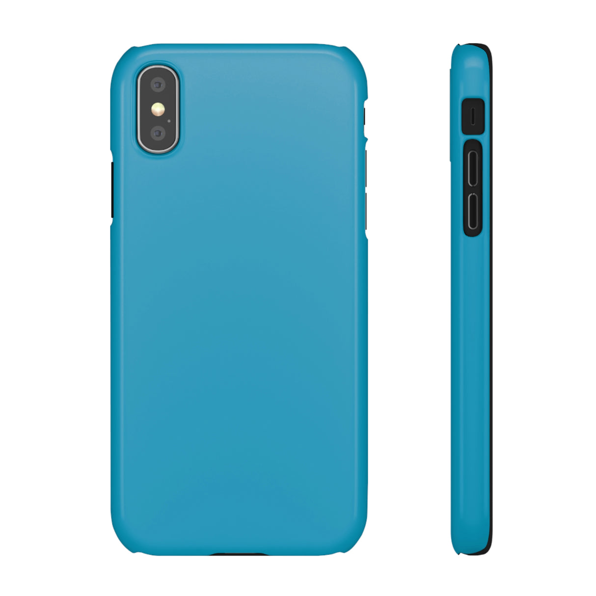 Blue Green iPhone Case (Slim) iPhone XS Glossy Phone Case