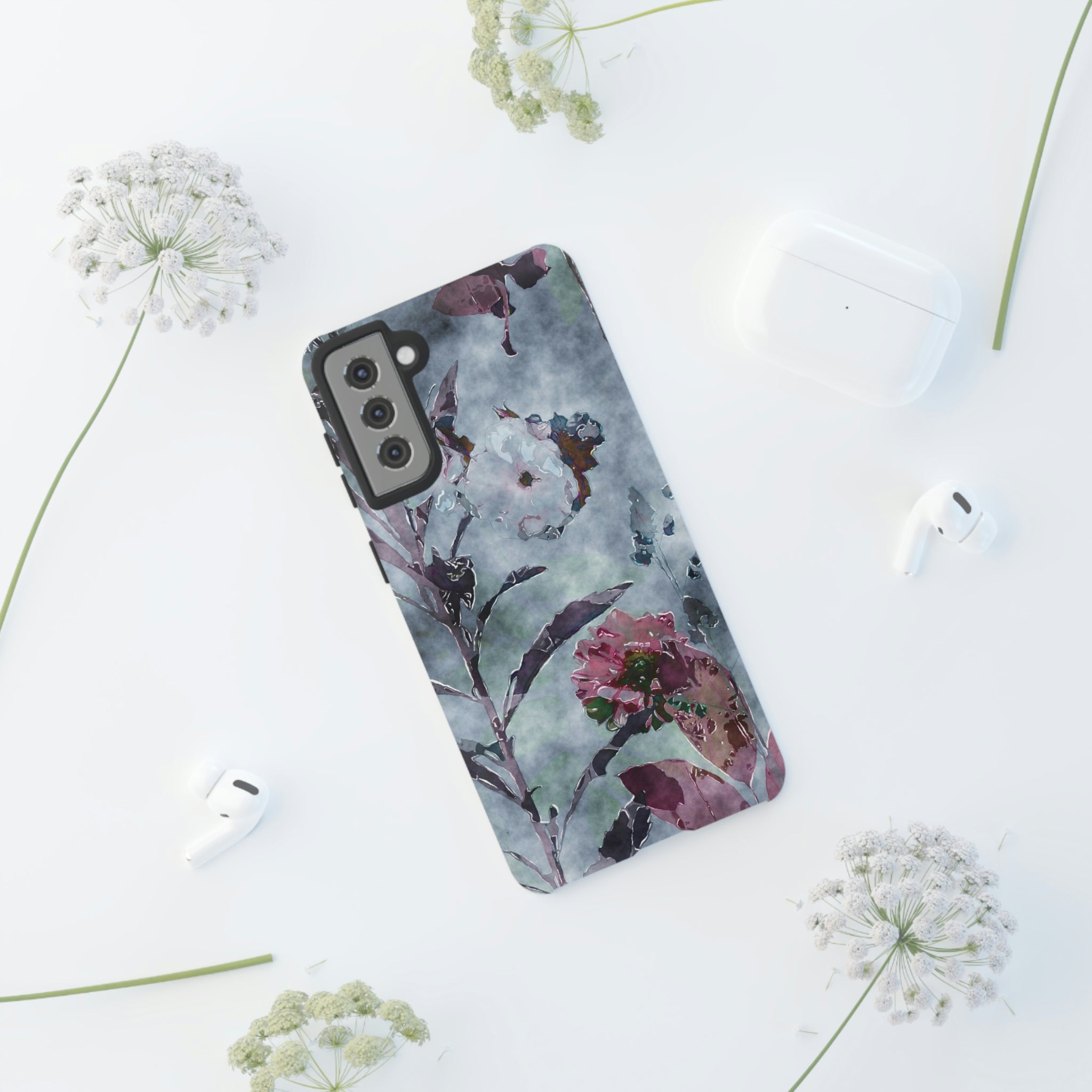 Monochrome Roses Android Case (Protective) Phone Case