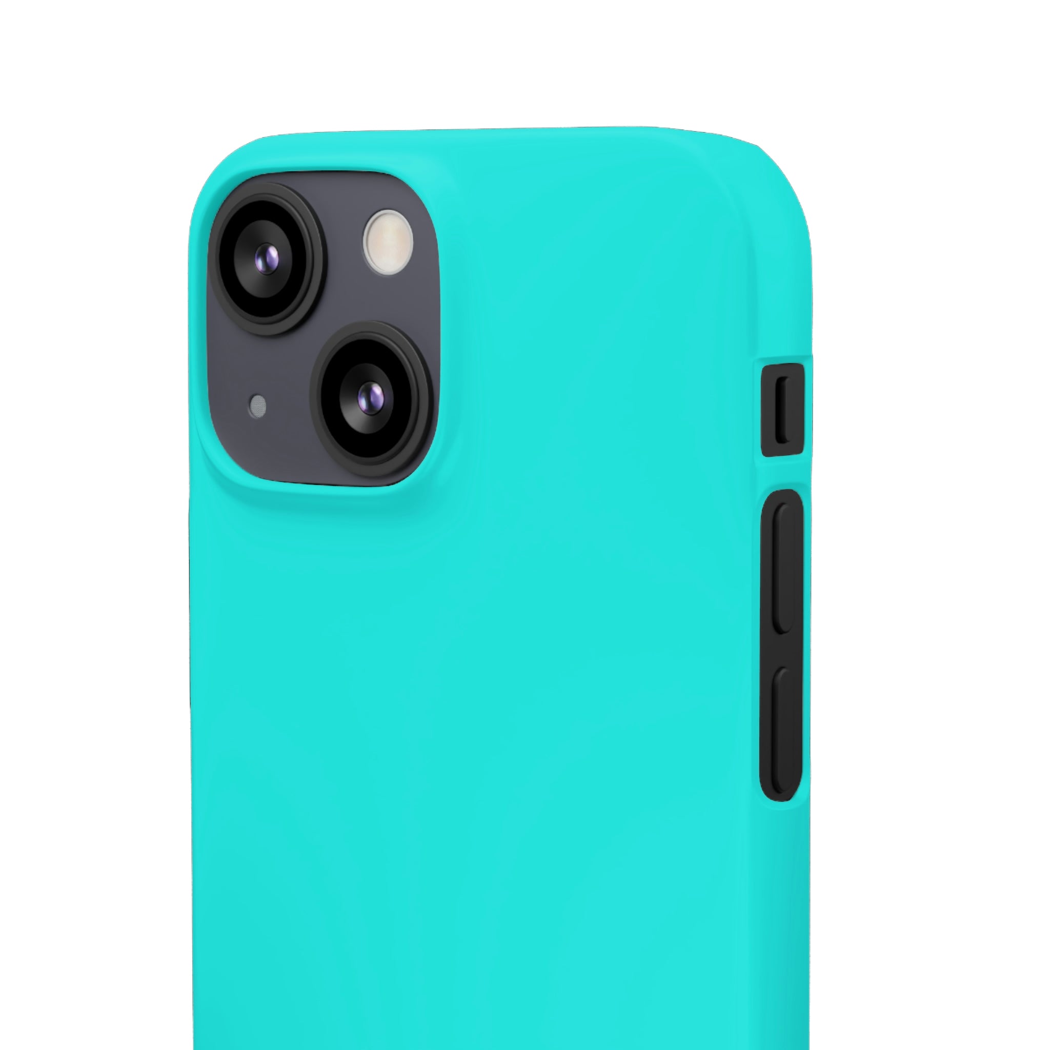 Flourescent Blue iPhone Case (Slim) Phone Case