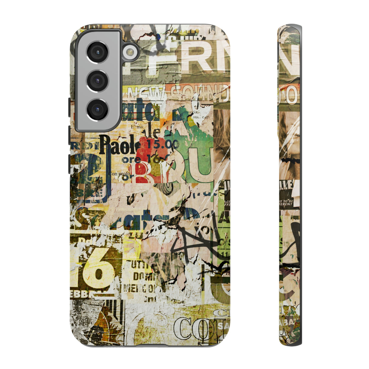 Grunge Vintage Poster Android Case (Protective) Samsung Galaxy S22 Plus Matte Phone Case