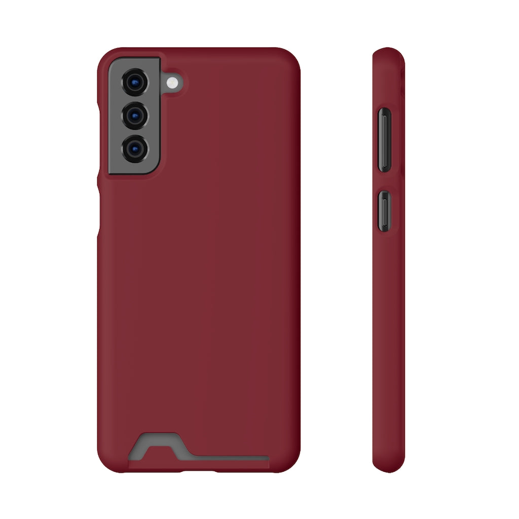 Burgundy Android Case (Card) Samsung Galaxy S21 Plus Matte Without gift packaging Phone Case