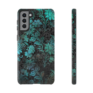 Shse Gothic Flower Samsung Case (Protective) Samsung Galaxy S21 Plus Glossy Phone Case