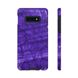 Purple Ebru Art Android Case (Protective) Samsung Galaxy S10E Matte Phone Case