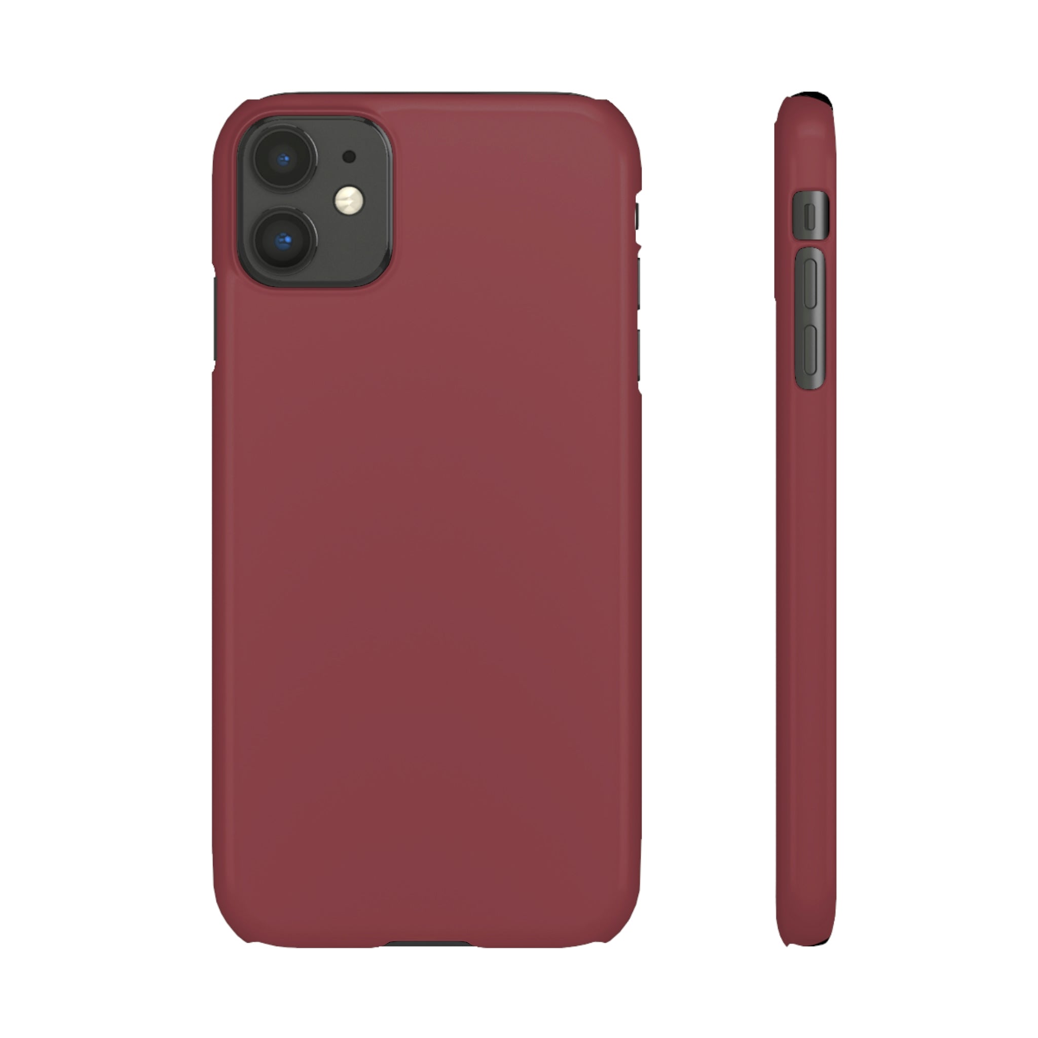 Cordovan Purple iPhone Case (Slim) iPhone 11 Glossy Phone Case