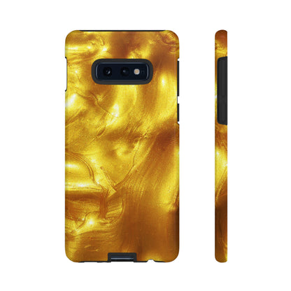 Liquid Gold Android Case (Protective) Samsung Galaxy S10E Glossy Phone Case