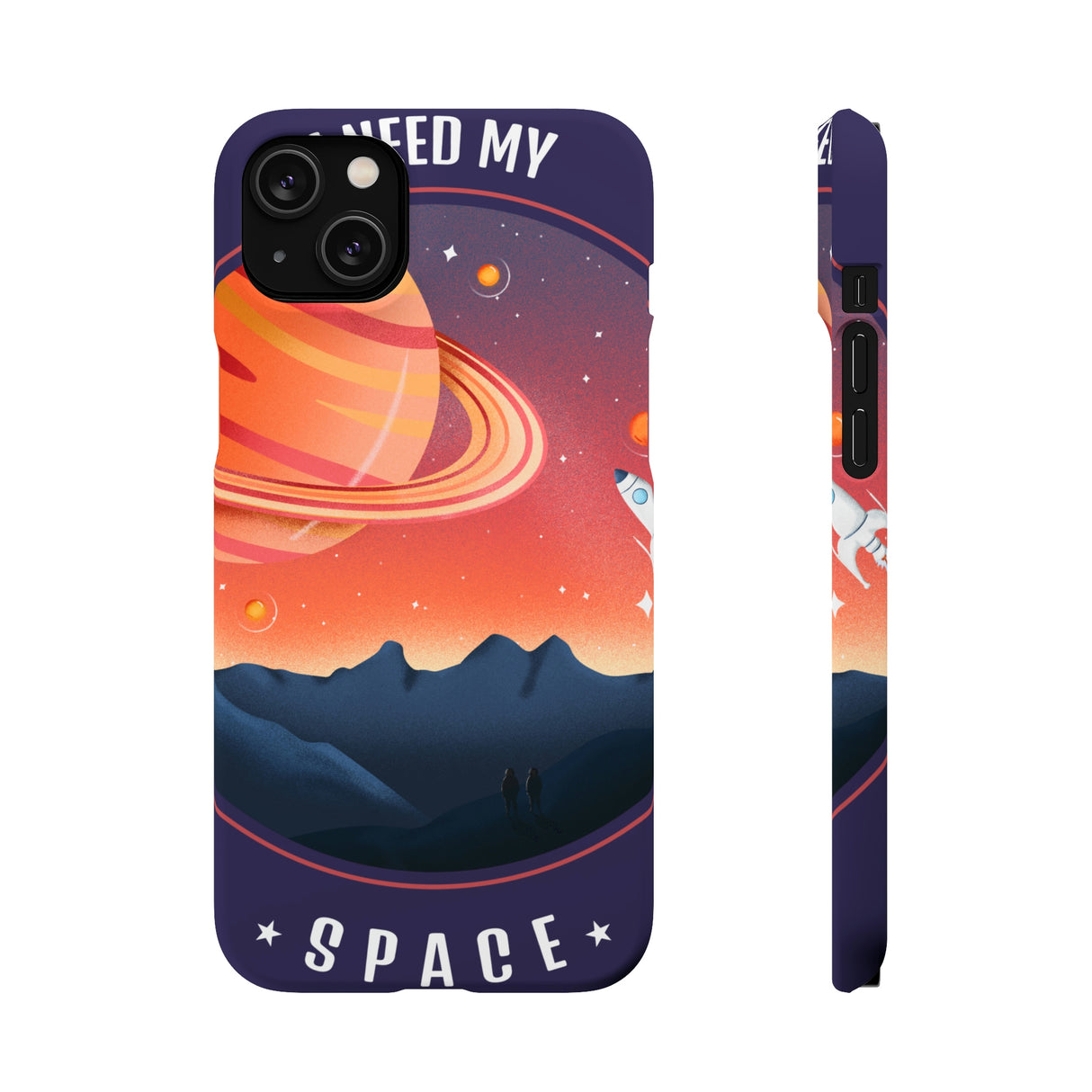 Express Galaxy iPhone Case (Slim) iPhone 14 Plus Matte Phone Case