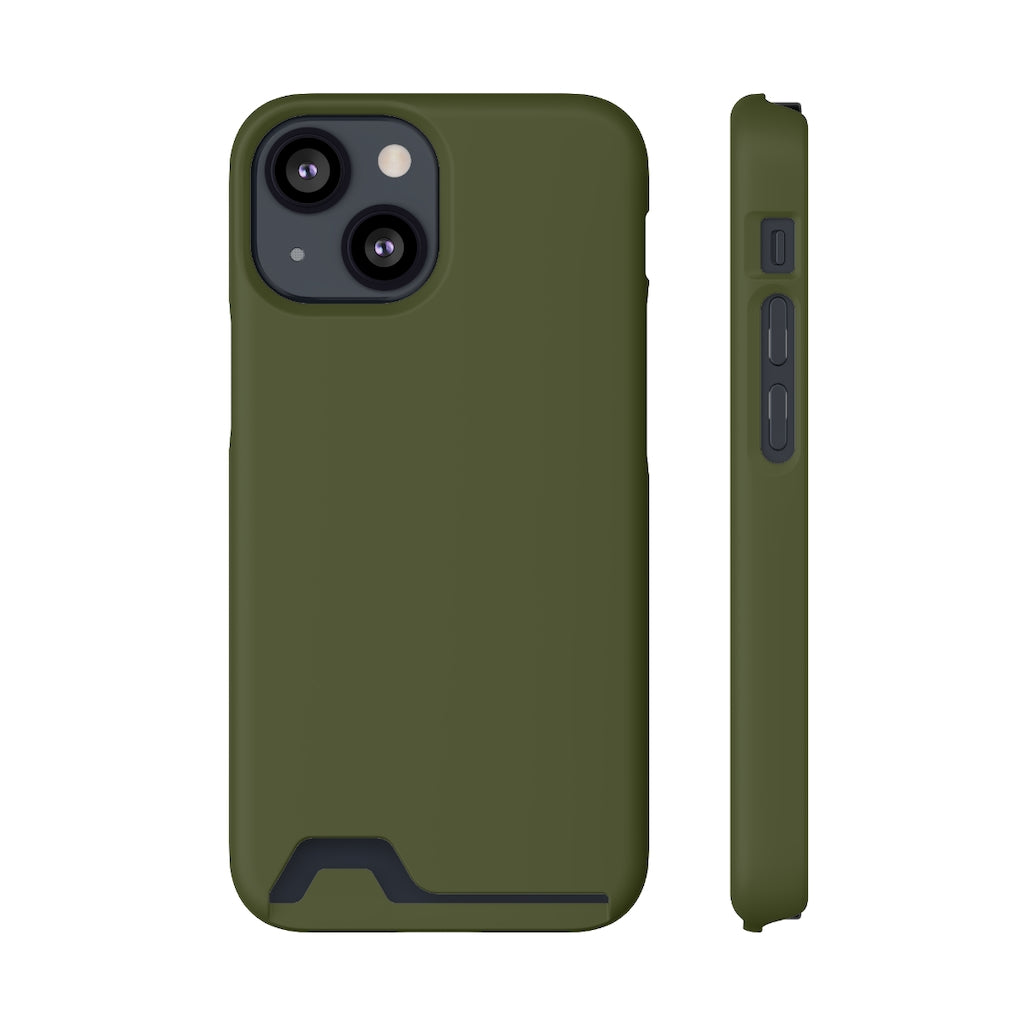 Army Green iPhone Case (Card) iPhone 13 Mini Matte Without gift packaging Phone Case