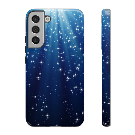 Stars Blue Sky Android Case (Protective) Samsung Galaxy S22 Plus Glossy Phone Case