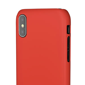 Cinnabar Red iPhone Case (Slim) Phone Case