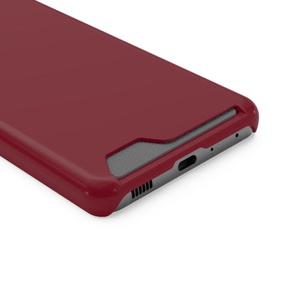 Burgundy Android Case (Card) Phone Case