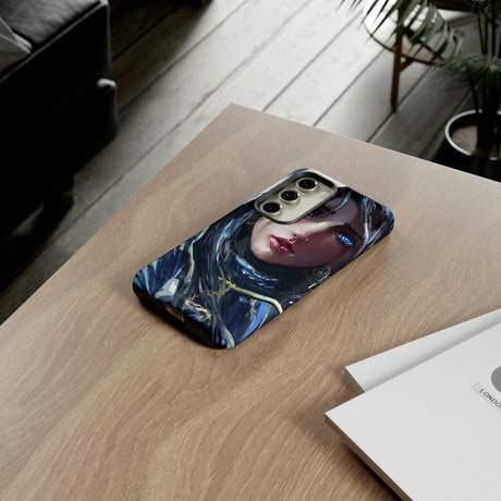 Paladin Girl Blue Eyes Android Case (Protective) Phone Case