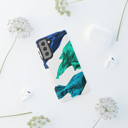 Blue Velvet Fabric Android Case (Protective) Phone Case