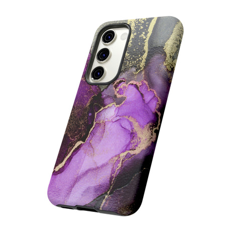 Purple Marble & Gold Android Case (Protective) Phone Case