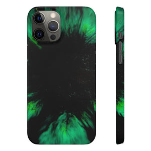 Northen Star Gaze Ink Art iPhone Case (Slim) iPhone 12 Pro Max Glossy Phone Case