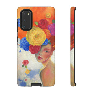 Flower Woman Android Case (Protective) Samsung Galaxy S20 Matte Phone Case