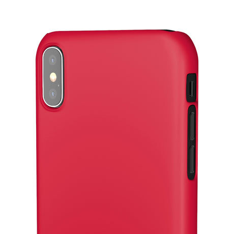 Crimson Red iPhone Case (Slim) Phone Case