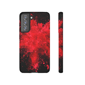 Red Explosion Andriod Case (Protective) Samsung S21 FE Matte Phone Case