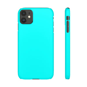 Aqua Blue iPhone Case (Slim) iPhone 11 Matte Phone Case