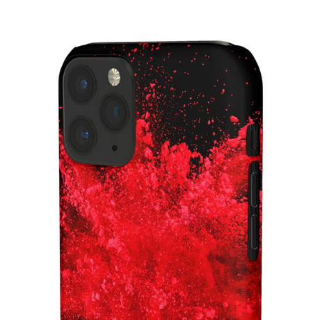 Red Explosion iPhone Case (Slim) Phone Case