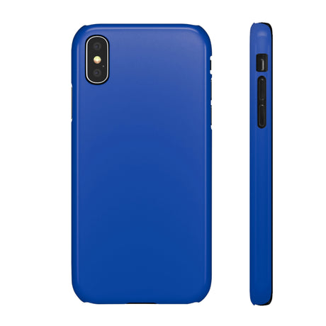 Cobalt Blue iPhone Case (Slim) iPhone X Glossy Phone Case