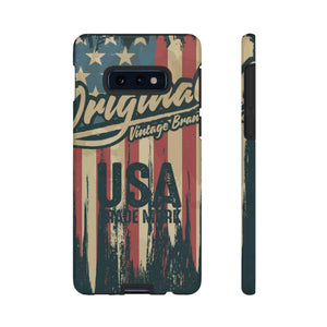 American Vintage Flag Android Case (Protective) Samsung Galaxy S10E Glossy Phone Case