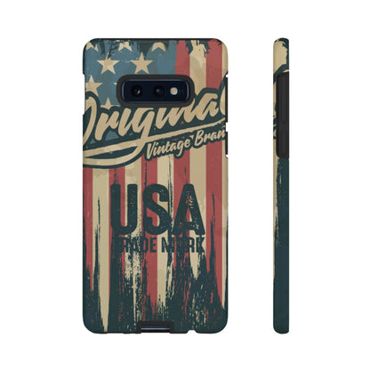 American Vintage Flag Android Case (Protective) Samsung Galaxy S10E Glossy Phone Case