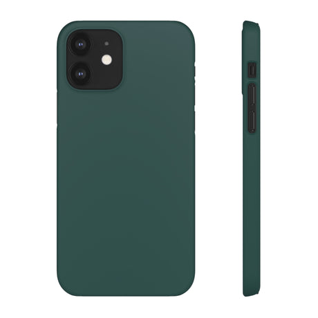 Dark Slate Gray iPhone Case (Slim) iPhone 12 Matte Phone Case