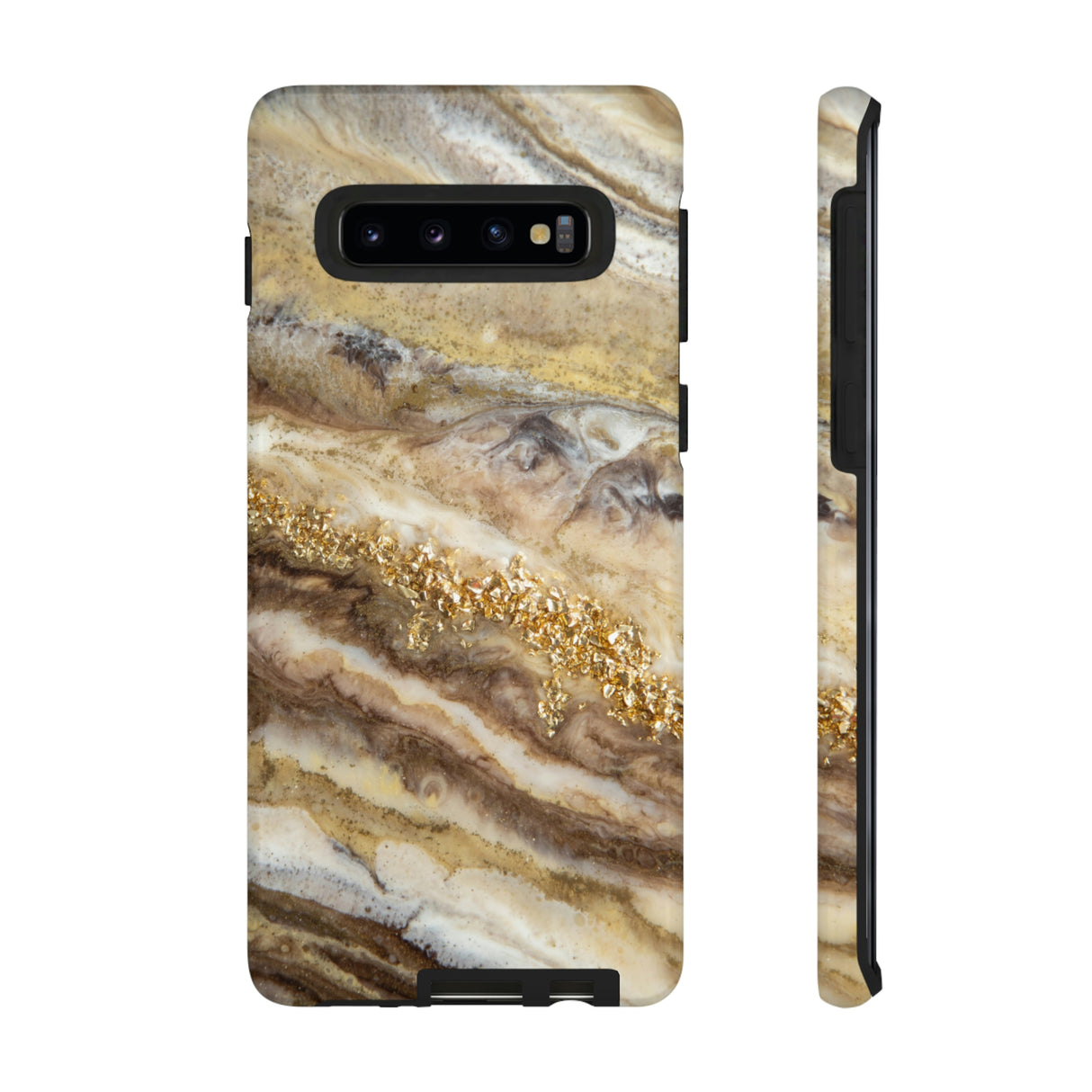 Gold Epoxy Android Case (Protective) Samsung Galaxy S10 Glossy Phone Case