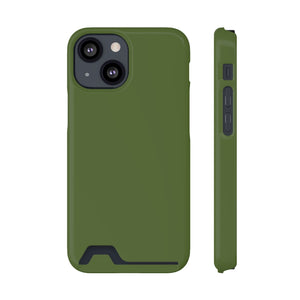 Dark Olive Green iPhone Case (Card) iPhone 13 Mini Glossy Without gift packaging Phone Case