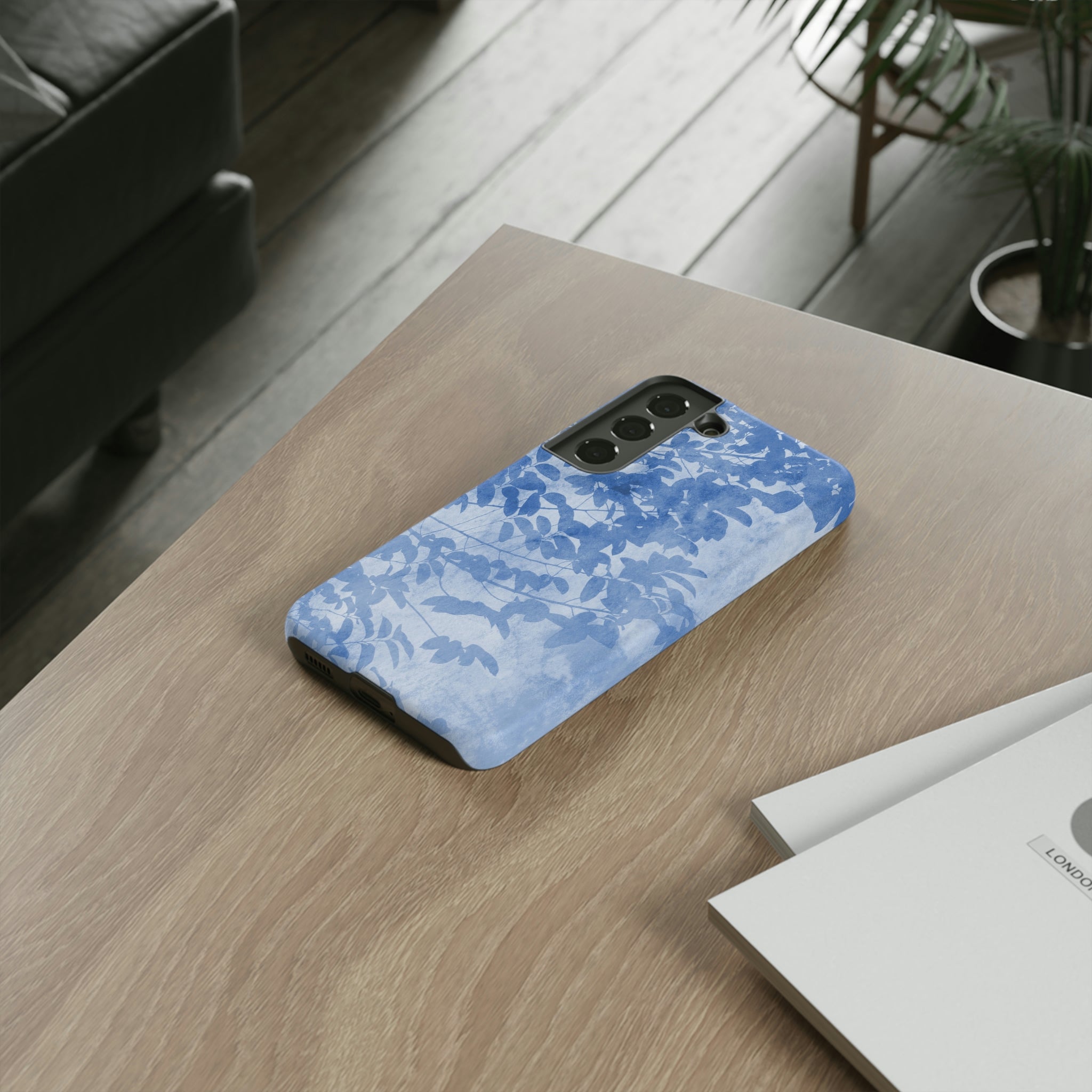 Blue Artistic Android Case (Protective) Phone Case