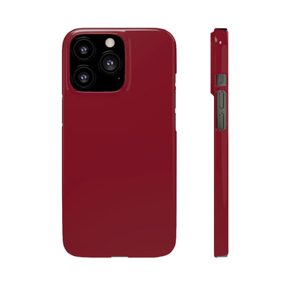 Burgundy Red iPhone Case (Slim) iPhone 13 Pro Glossy Phone Case