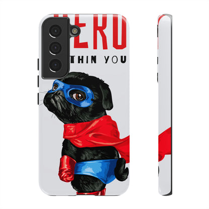 Hero Pug Android Case (Protective) Samsung Galaxy S22 Glossy Phone Case