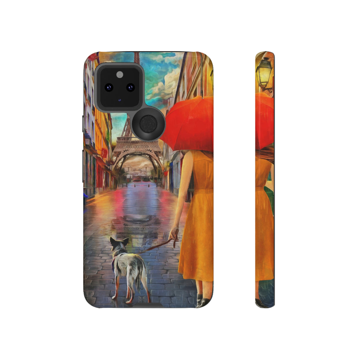 Rainy Day Paris Android Case (Protective) Google Pixel 5 5G Glossy Phone Case