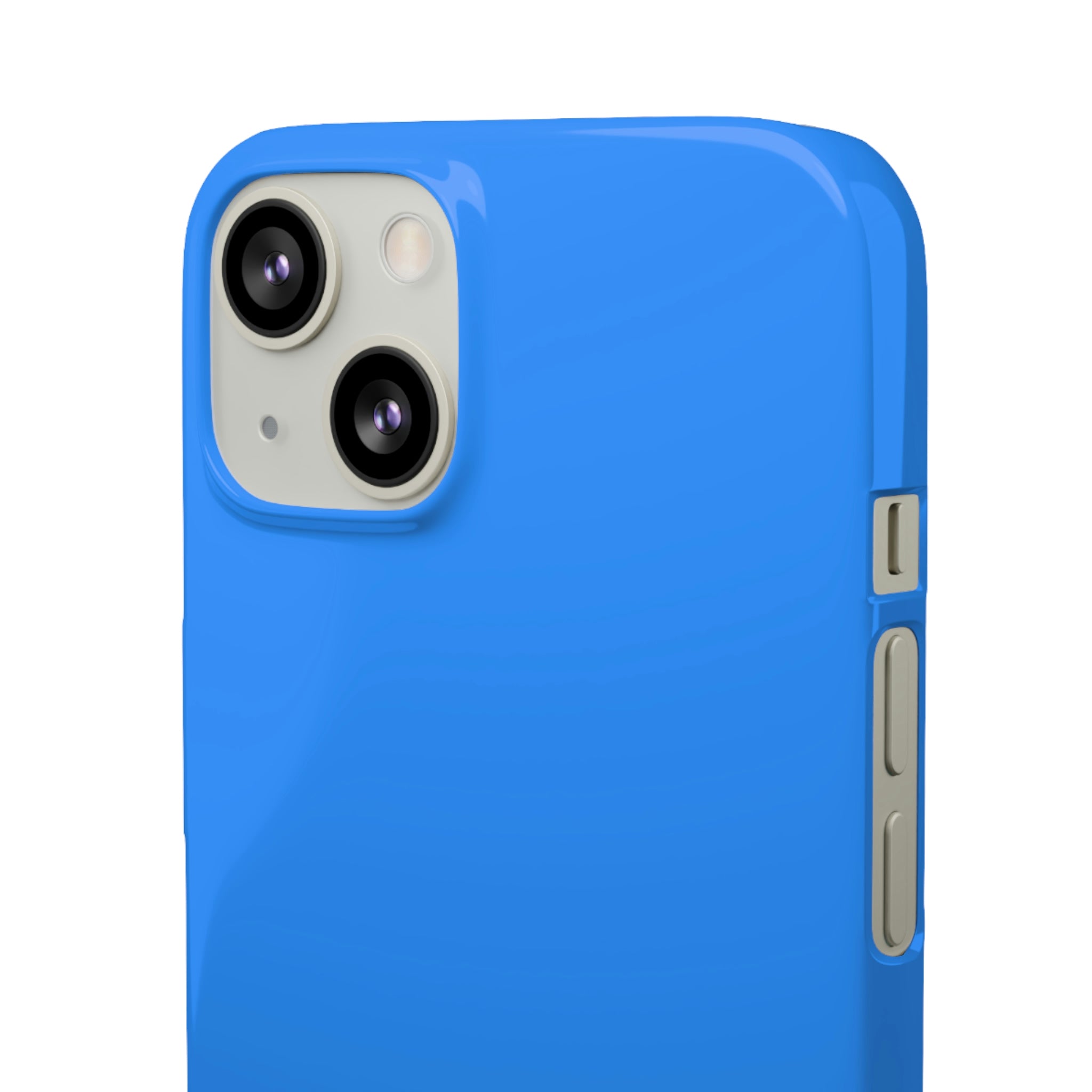 Dodger Blue iPhone Case (Slim) Phone Case